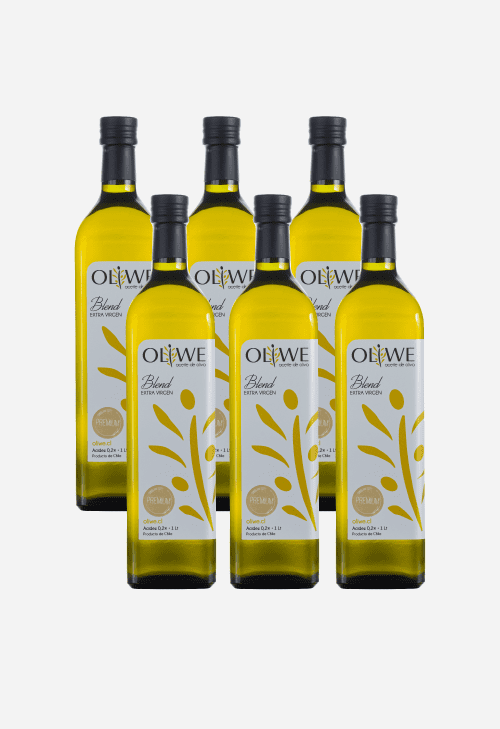Aceite de Oliva Oliwe Blend Premium 1 Lt. * 6 Unidades