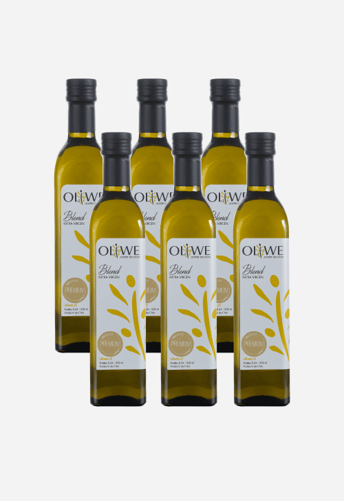 Aceite de Oliva Oliwe Blend Premium 500 ml * 6 Unidades